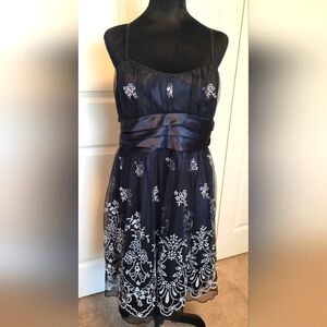Trixxi Black & Silver Party dress Size 13